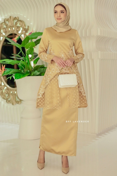 KURUNG PAHANG BUNGA CINTA NUDE